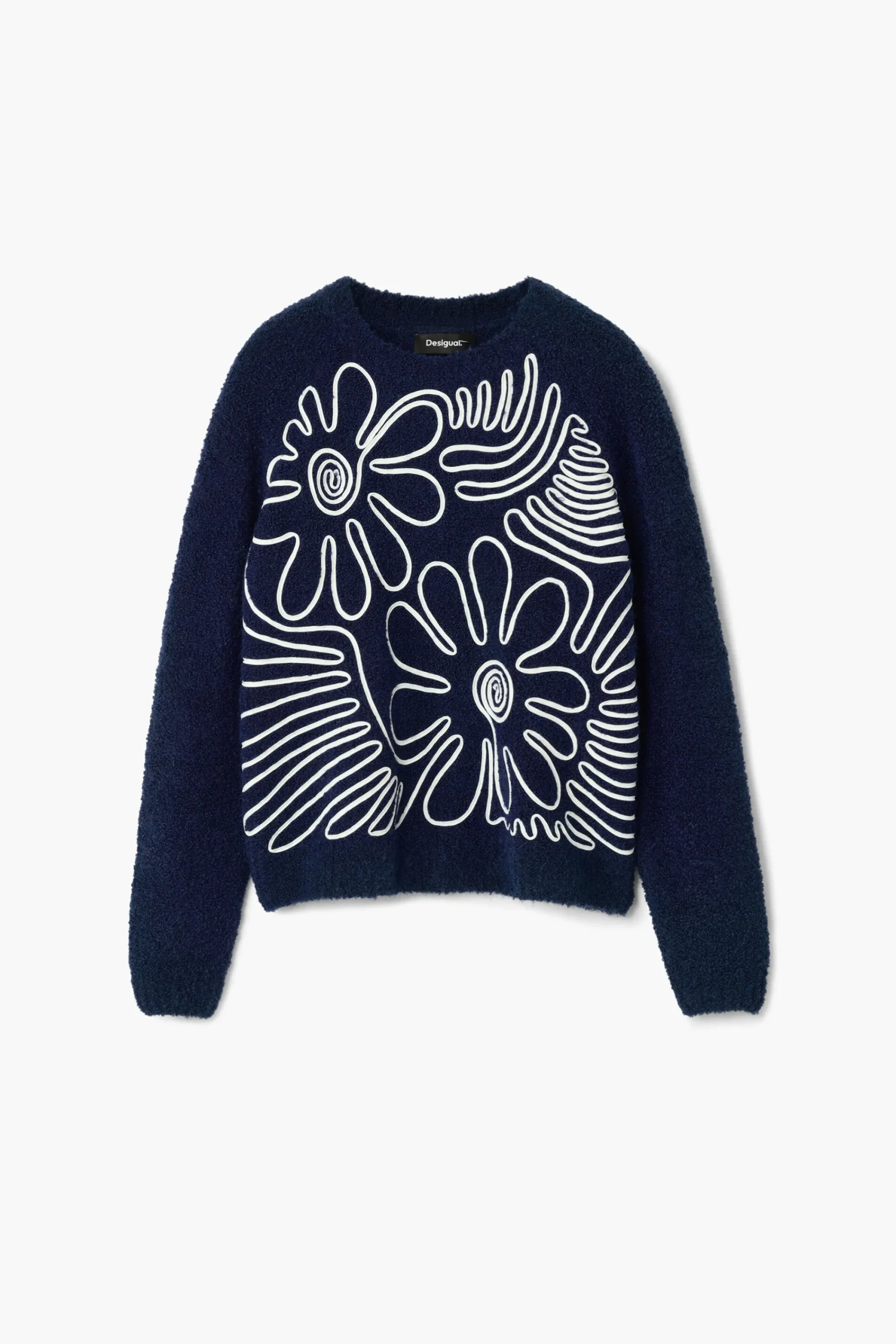 Ropa De Punto|Jerséis-Desigual Jersey estampado flor