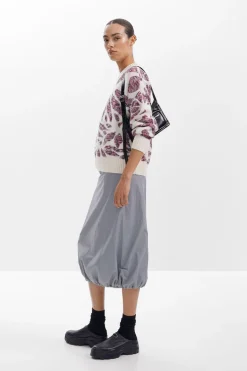 Ropa De Punto|Jerséis-Desigual Jersey estampado hojas