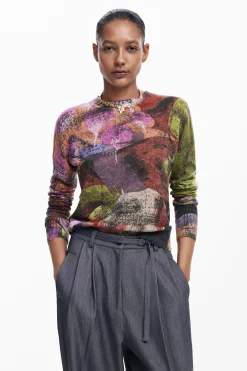 Ropa De Punto|Jerséis-Desigual Jersey estampado M. Christian Lacroix
