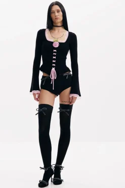 Ropa De Punto|Jerséis-Desigual Jersey flor María Escoté
