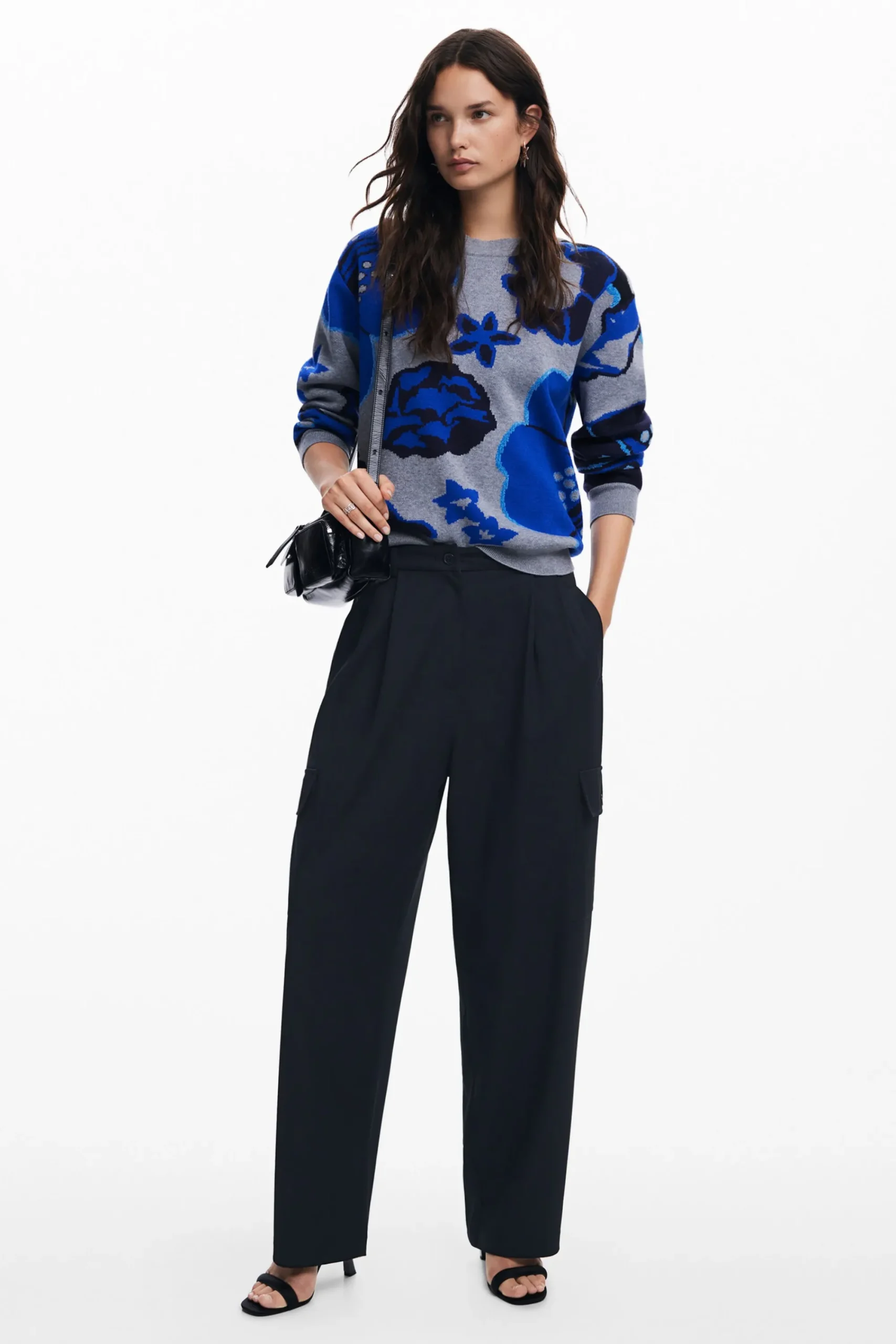 Ropa De Punto|Jerséis-Desigual Jersey flores