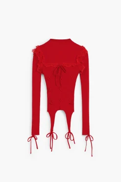 Ropa De Punto|Jerséis-Desigual Jersey lazos María Escoté