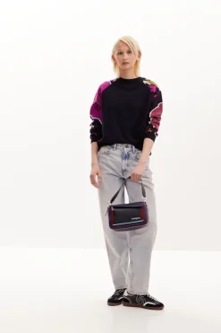 Ropa De Punto|Jerséis-Desigual Jersey  mangas flores