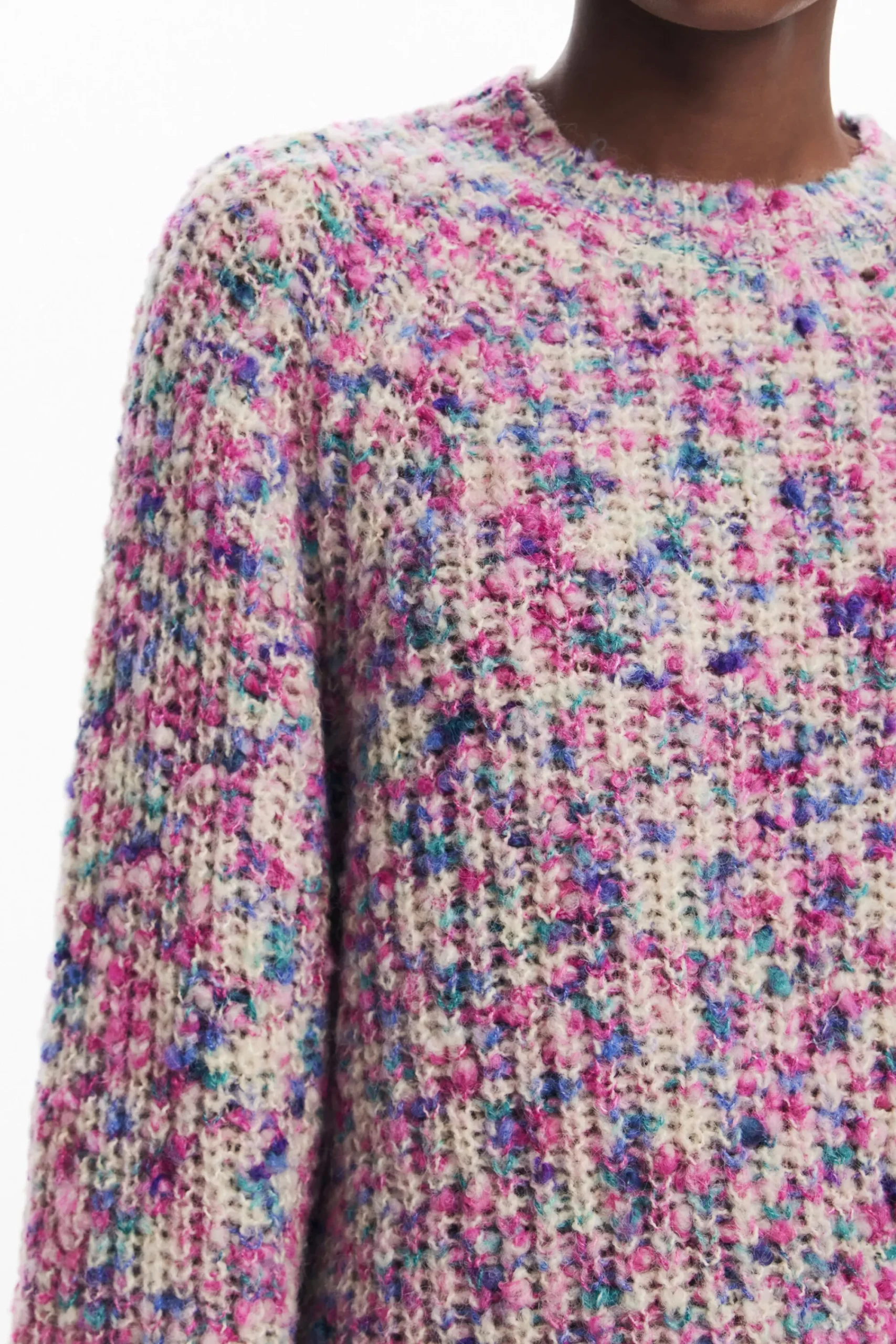 Ropa De Punto|Jerséis-Desigual Jersey multicolor
