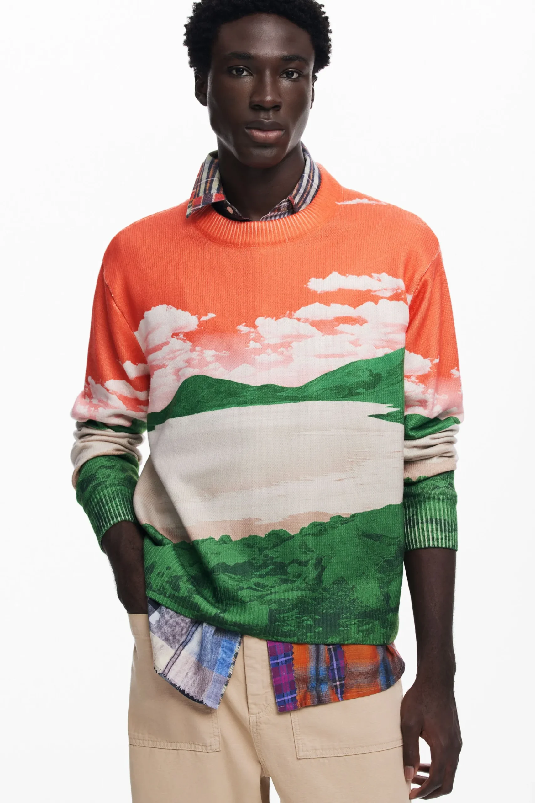 Jerséis Y Sudaderas-Desigual Jersey paisaje