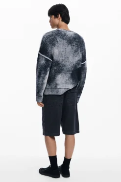 Jerséis Y Sudaderas-Desigual Jersey punto desgastado