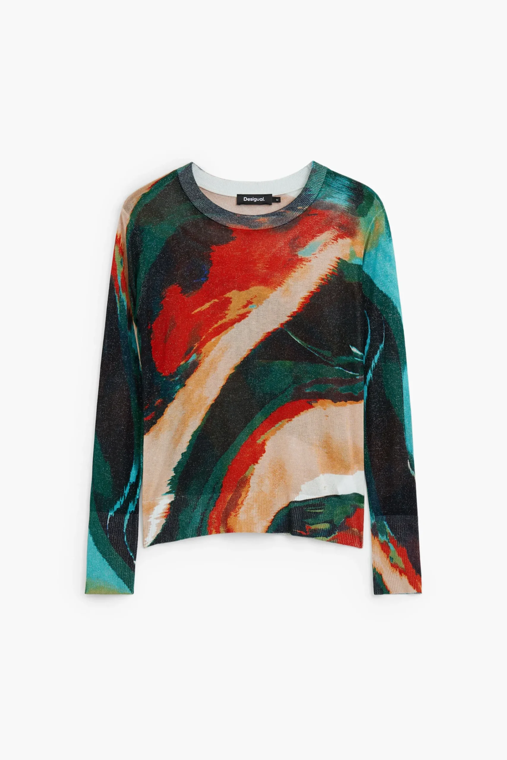 Ropa De Punto|Jerséis-Desigual Jersey punto fino arty difuminado