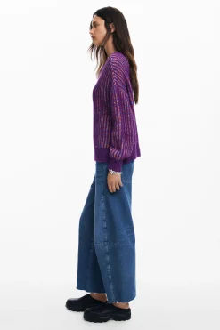 Ropa De Punto|Jerséis-Desigual Jersey punto rayas