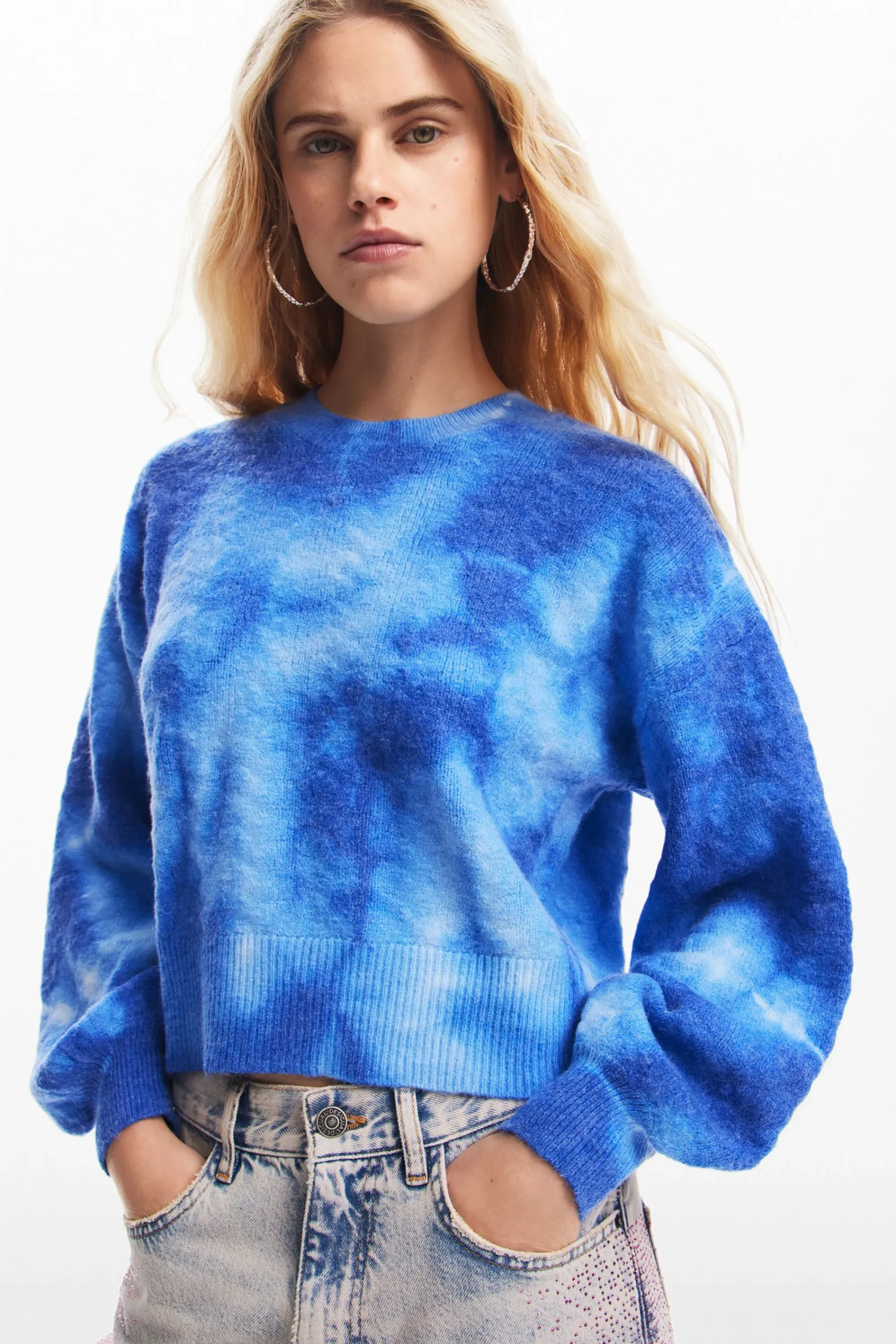 Ropa De Punto|Jerséis-Desigual Jersey tie-dye
