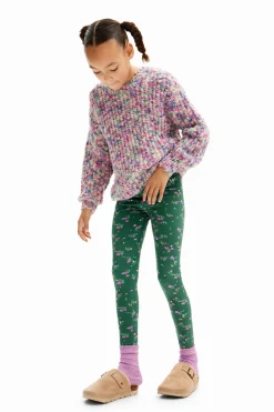 Faldas Y Pantalones|Leggings-Desigual Leggings flores