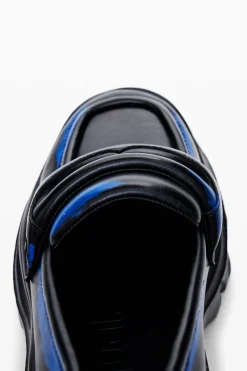 Zapatos-Desigual Mocasines chunky cuero