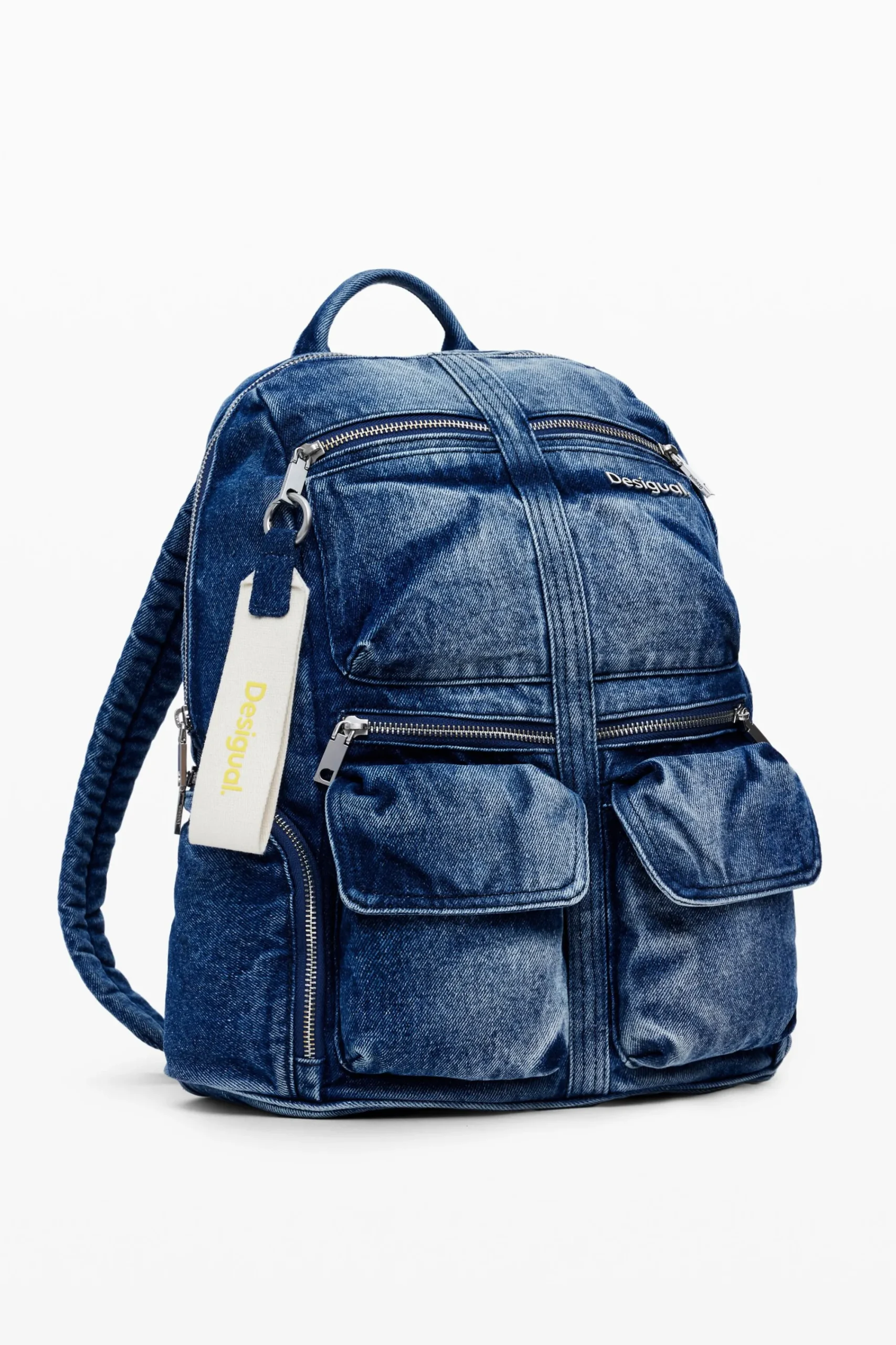 Mochilas|Mochilas-Desigual Mochila L denim