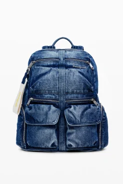 Mochilas|Mochilas-Desigual Mochila L denim