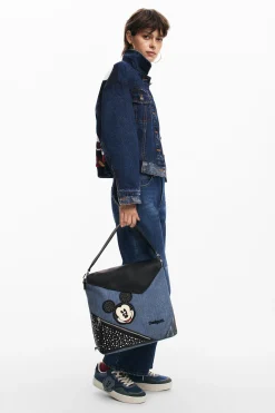 Mochilas|Mochilas-Desigual Mochila L denim Mickey