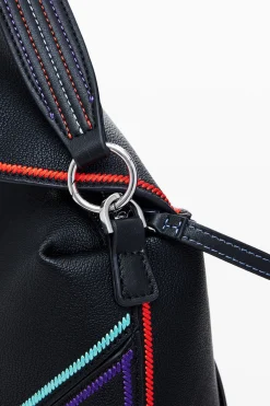 Mochilas|Mochilas-Desigual Mochila mini líneas