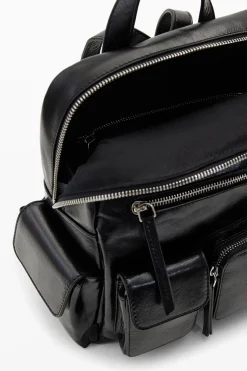 Bolsos De Piel|Mochilas-Desigual Mochila piel M bolsillos