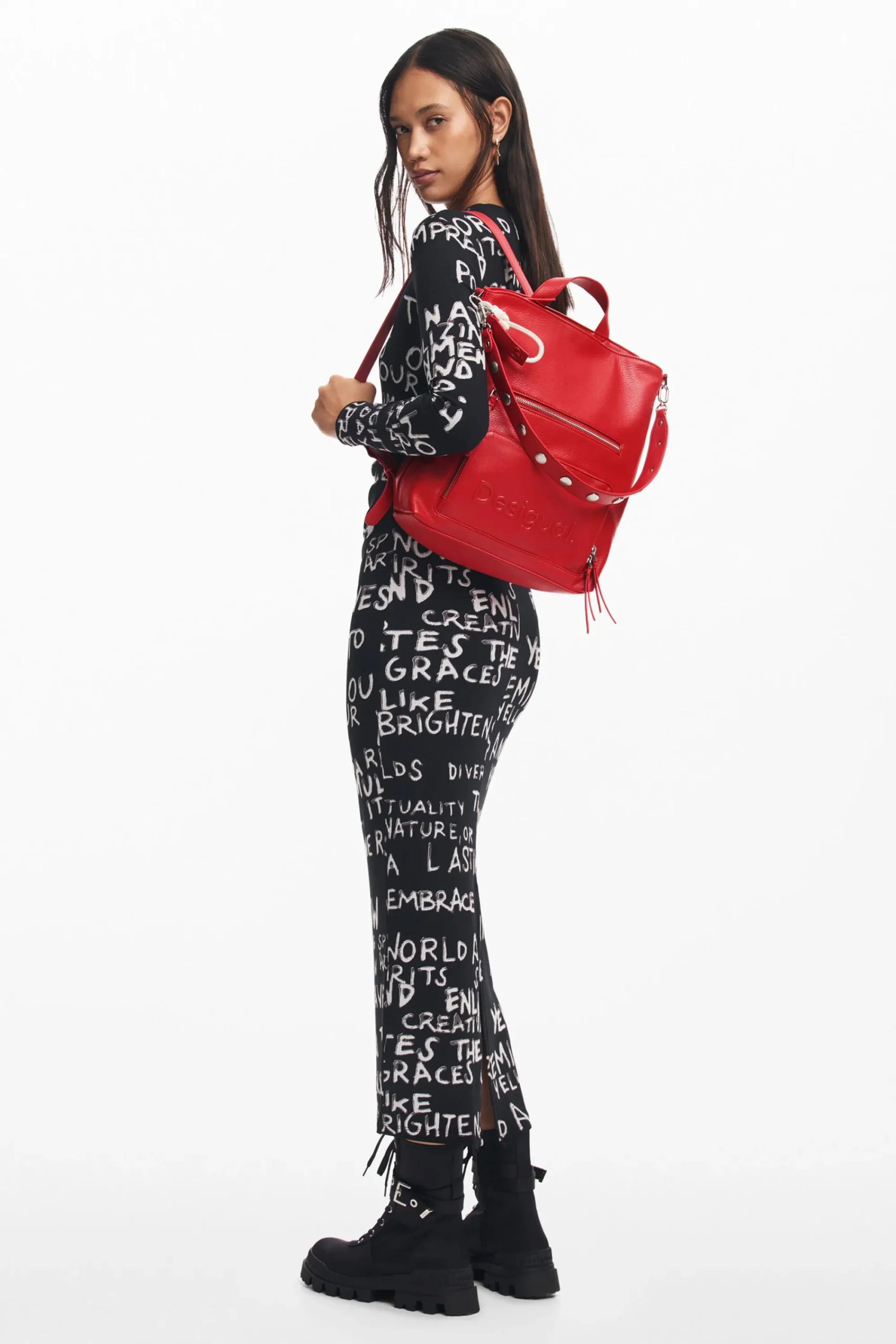 Mochilas|Mochilas-Desigual Mochila S logo