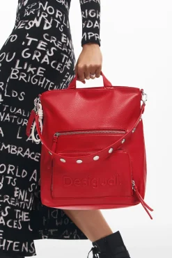 Mochilas|Mochilas-Desigual Mochila S logo