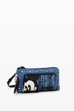 Monederos|Monederos-Desigual Monedero L denim Mickey Mouse