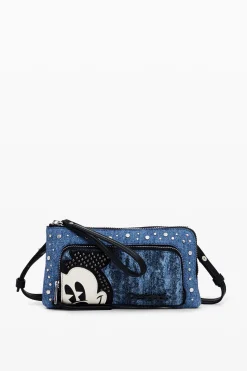 Monederos|Monederos-Desigual Monedero L denim Mickey Mouse