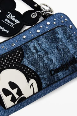 Monederos|Monederos-Desigual Monedero L denim Mickey Mouse