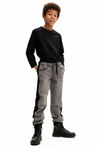 Pantalones Y Jeans-Desigual Pantalón combinado jogger