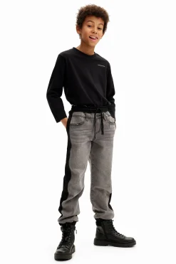 Pantalones Y Jeans-Desigual Pantalón combinado jogger