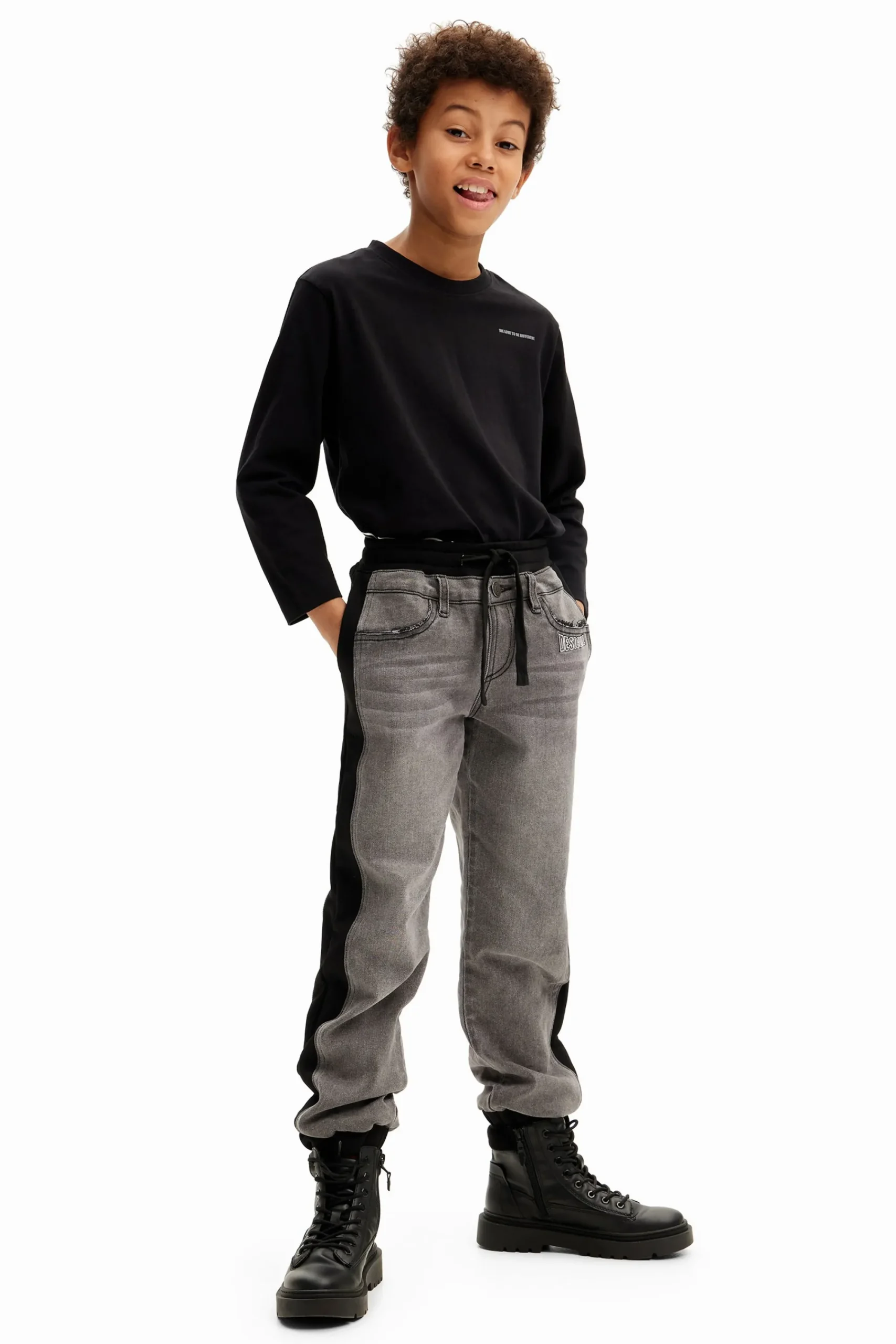 Pantalones Y Jeans-Desigual Pantalón combinado jogger