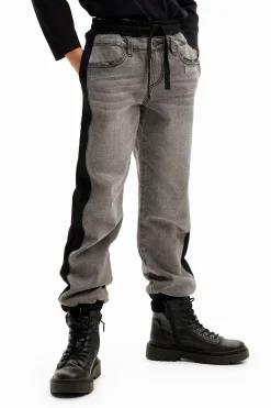 Pantalones Y Jeans-Desigual Pantalón combinado jogger