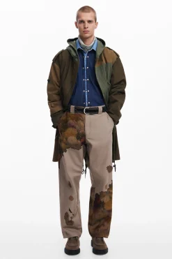 Jeans Y Pantalones-Desigual Pantalón estampado flores