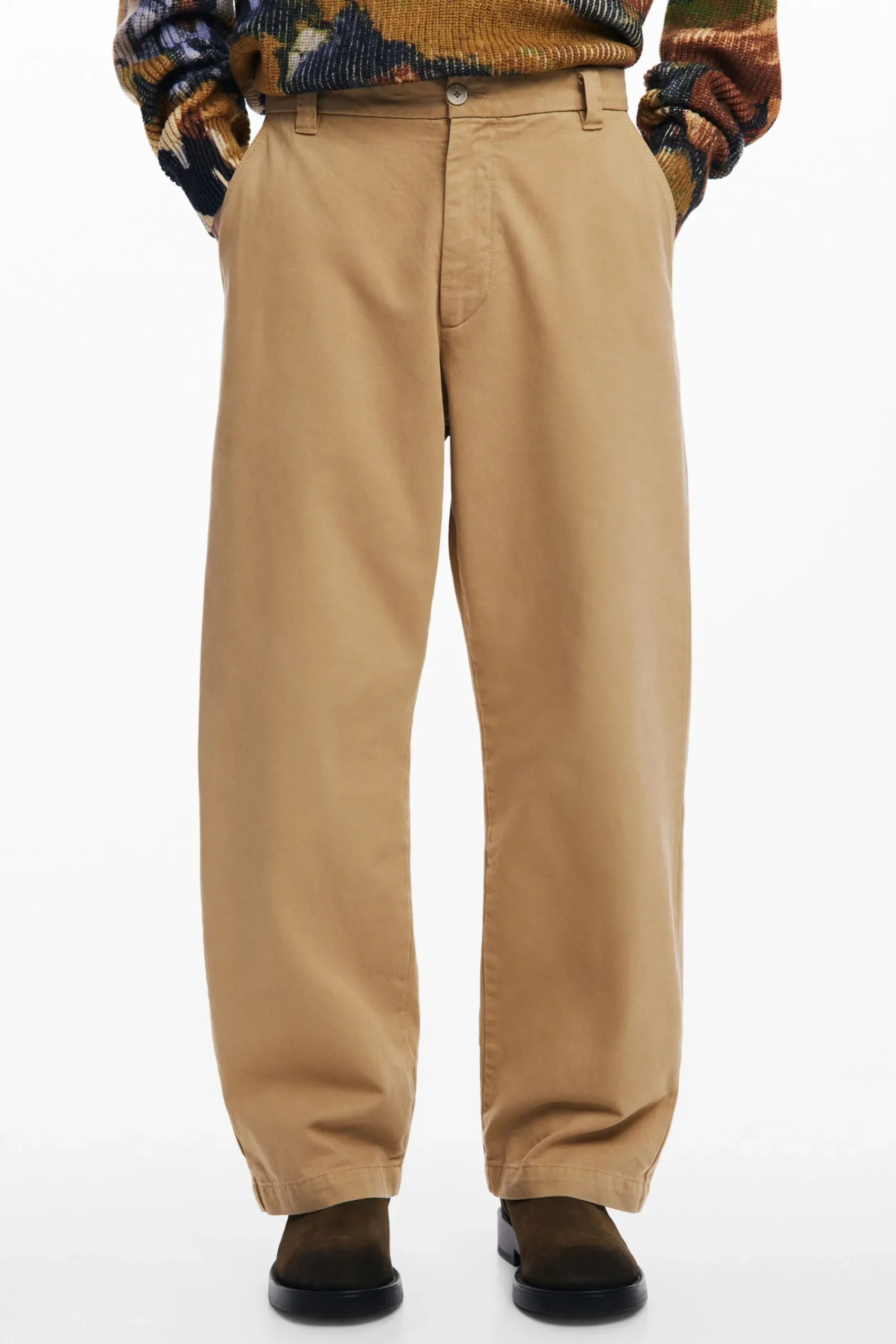 Jeans Y Pantalones-Desigual Pantalón largo bolsillos