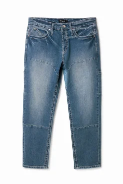 Jeans Y Pantalones-Desigual Pantalón largo denim