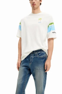Jeans Y Pantalones-Desigual Pantalón largo denim