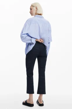 Pantalones-Desigual Pantalón largo frases