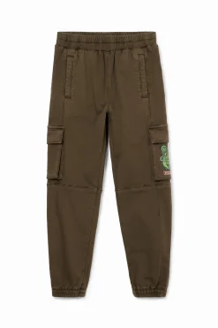 Pantalones Y Jeans-Desigual Pantalón largo jogger bolsillos cargo