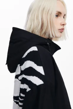 Abrigos Y Chaquetas-Desigual Parka forro multibolsillo