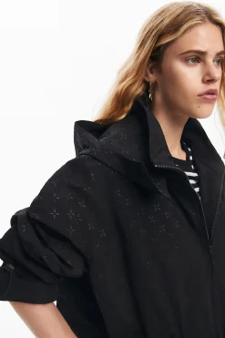 Abrigos Y Chaquetas-Desigual Parka impermeable capucha