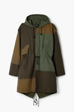 Abrigos Y Chaquetas-Desigual Parka multitono