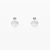 Joyería-Desigual Pendientes cristal morado Zalio