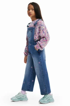 Faldas Y Pantalones-Desigual Peto largo flores