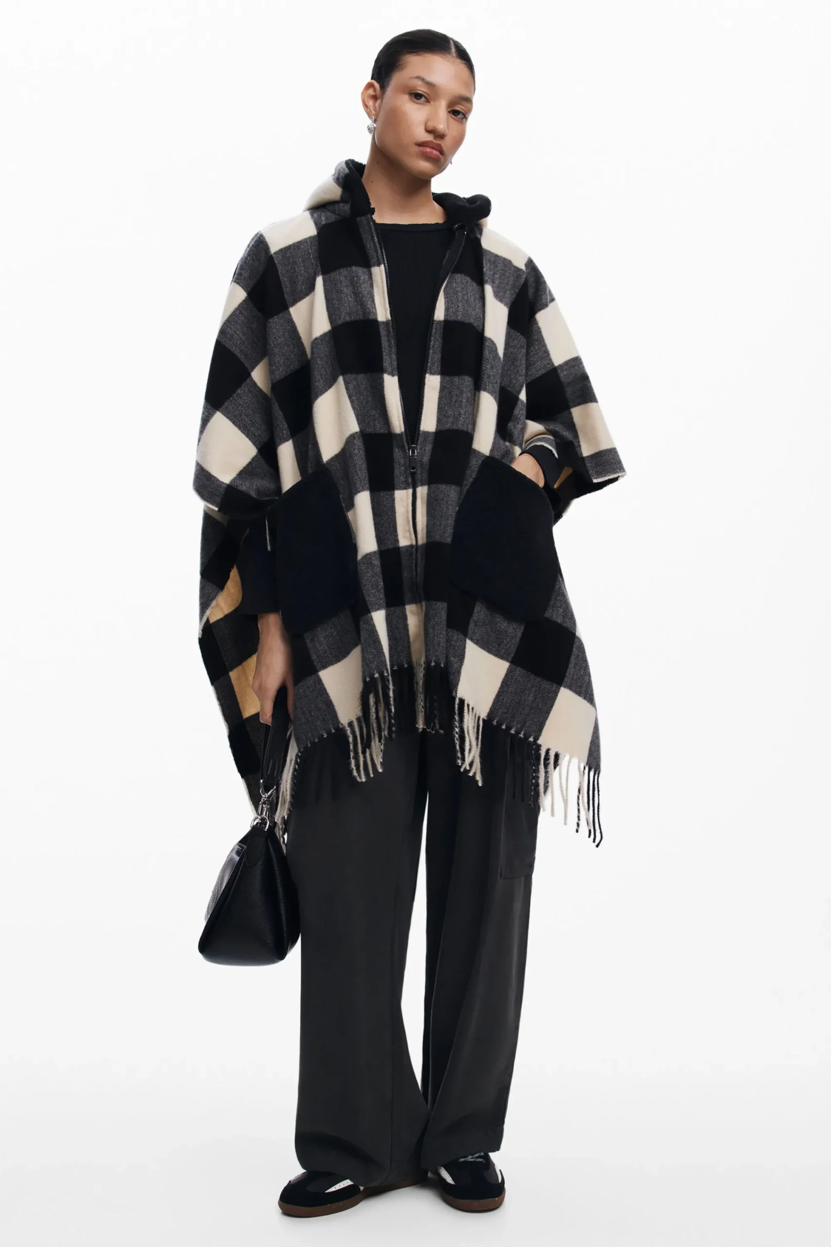 Bufandas Y Pañuelos|Ponchos-Desigual Poncho