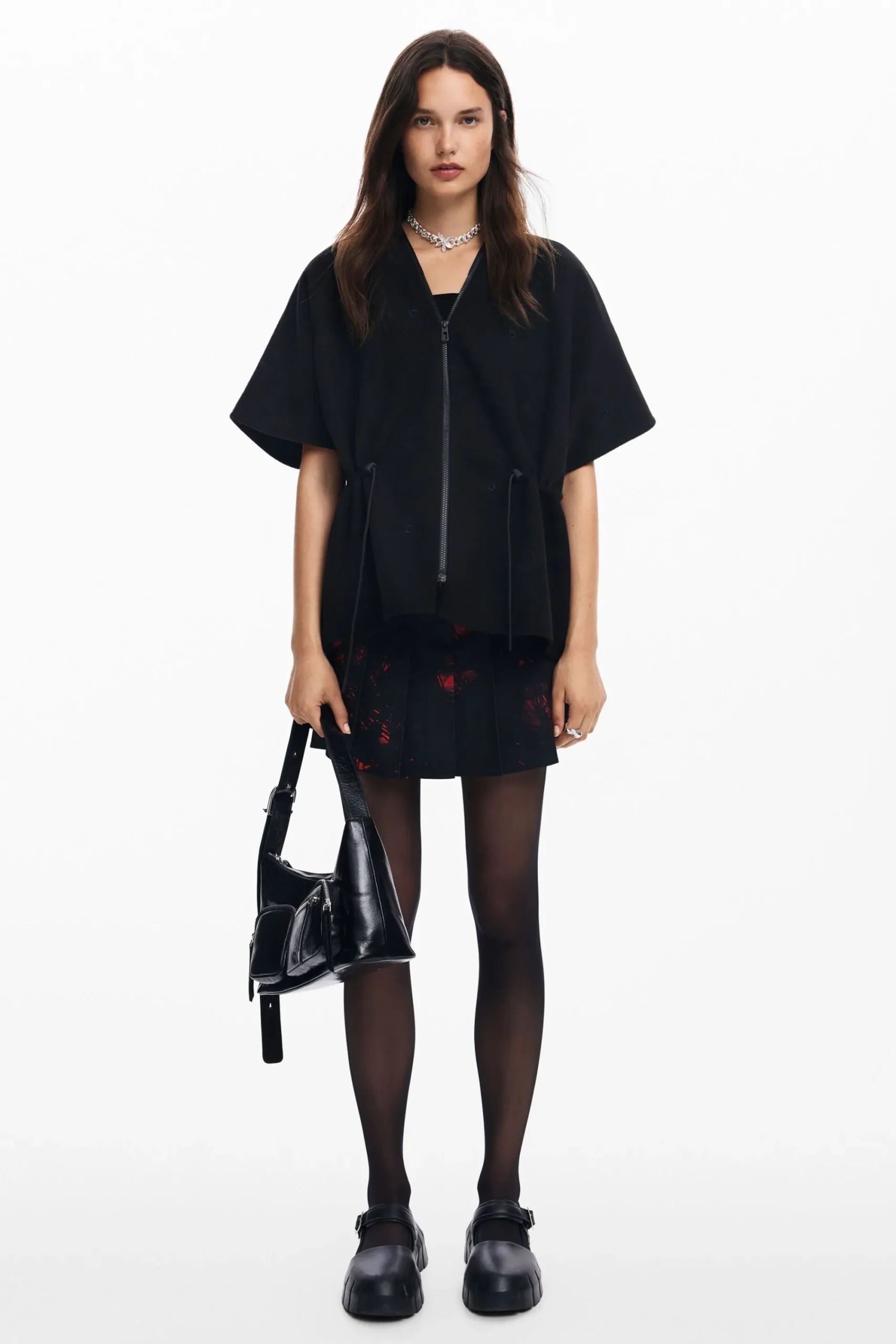 Bufandas Y Pañuelos|Ponchos-Desigual Poncho ajustable