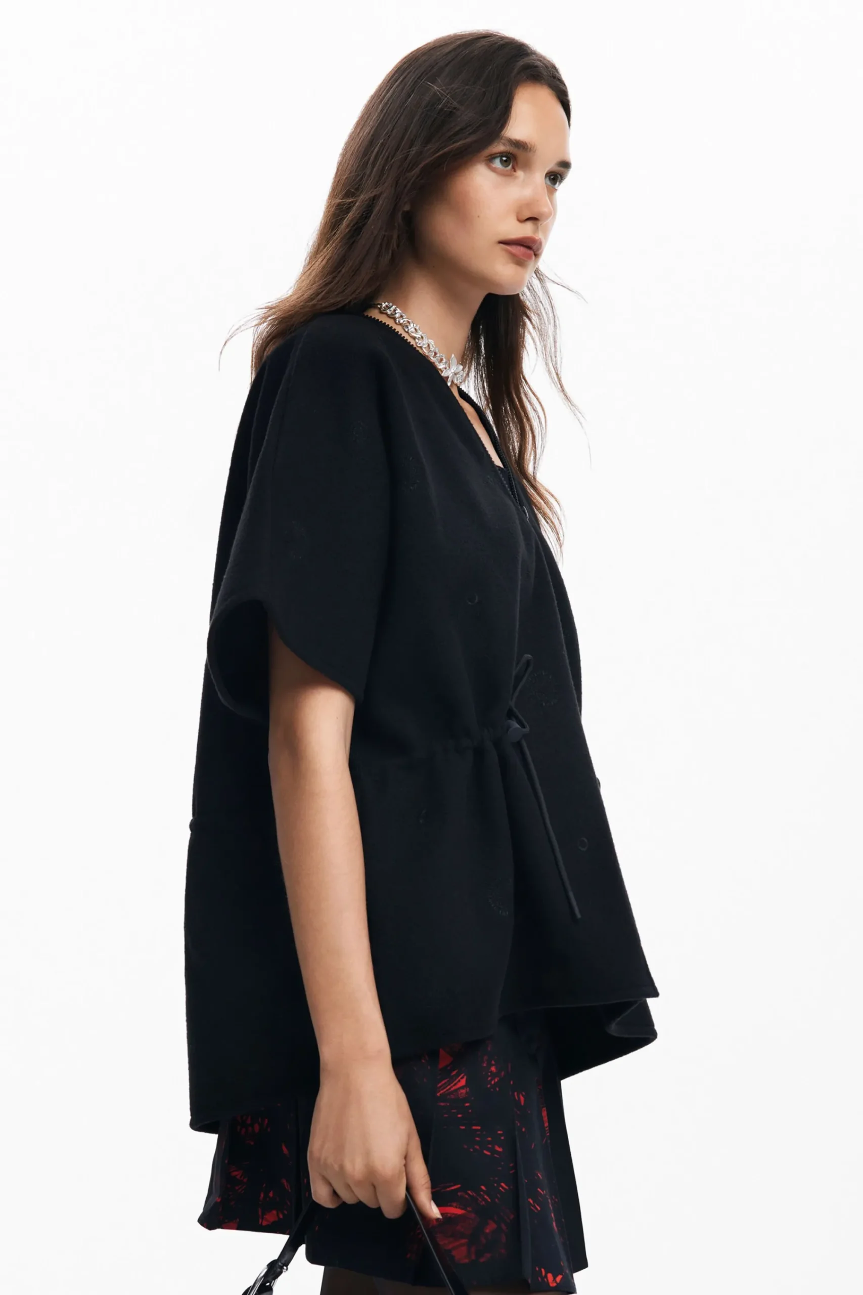 Bufandas Y Pañuelos|Ponchos-Desigual Poncho ajustable