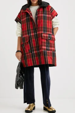 Bufandas Y Pañuelos-Desigual Poncho chaleco tartán
