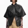 Bufandas Y Pañuelos|Ponchos-Desigual Poncho efecto piel