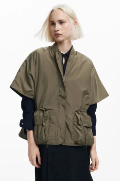 Bufandas Y Pañuelos|Ponchos-Desigual Poncho nylon ajustable