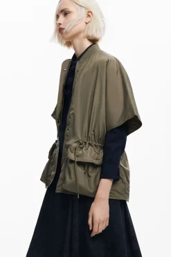 Bufandas Y Pañuelos|Ponchos-Desigual Poncho nylon ajustable