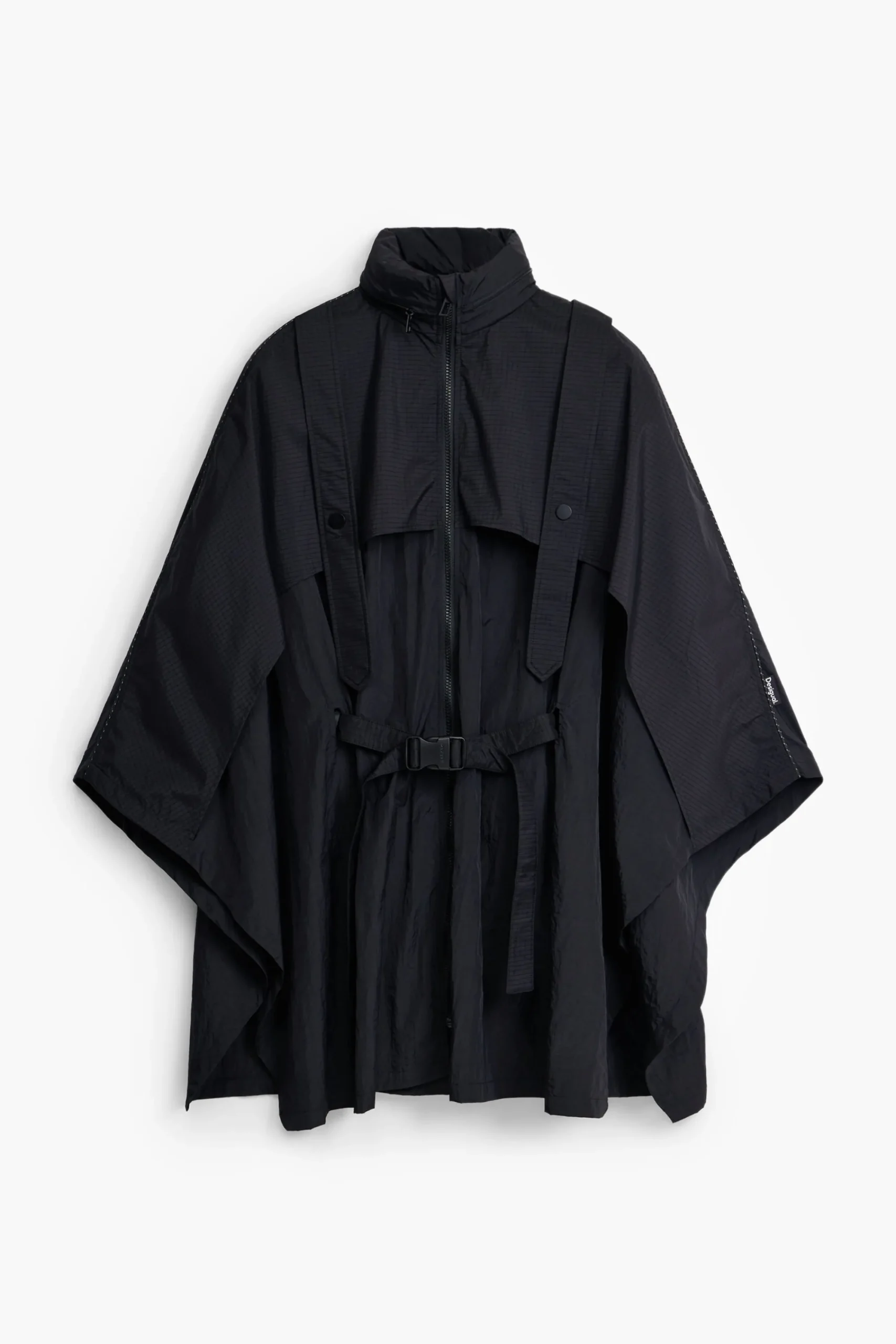 Bufandas Y Pañuelos|Ponchos-Desigual Poncho nylon bolsillo