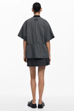 Abrigos Y Chaquetas|Bufandas Y Pañuelos-Desigual Poncho pata de gallo