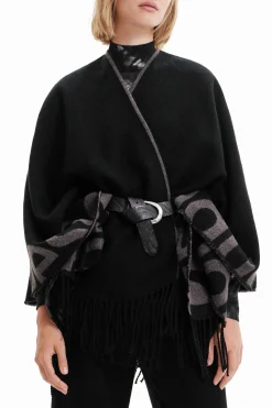Bufandas Y Pañuelos-Desigual Poncho reversible